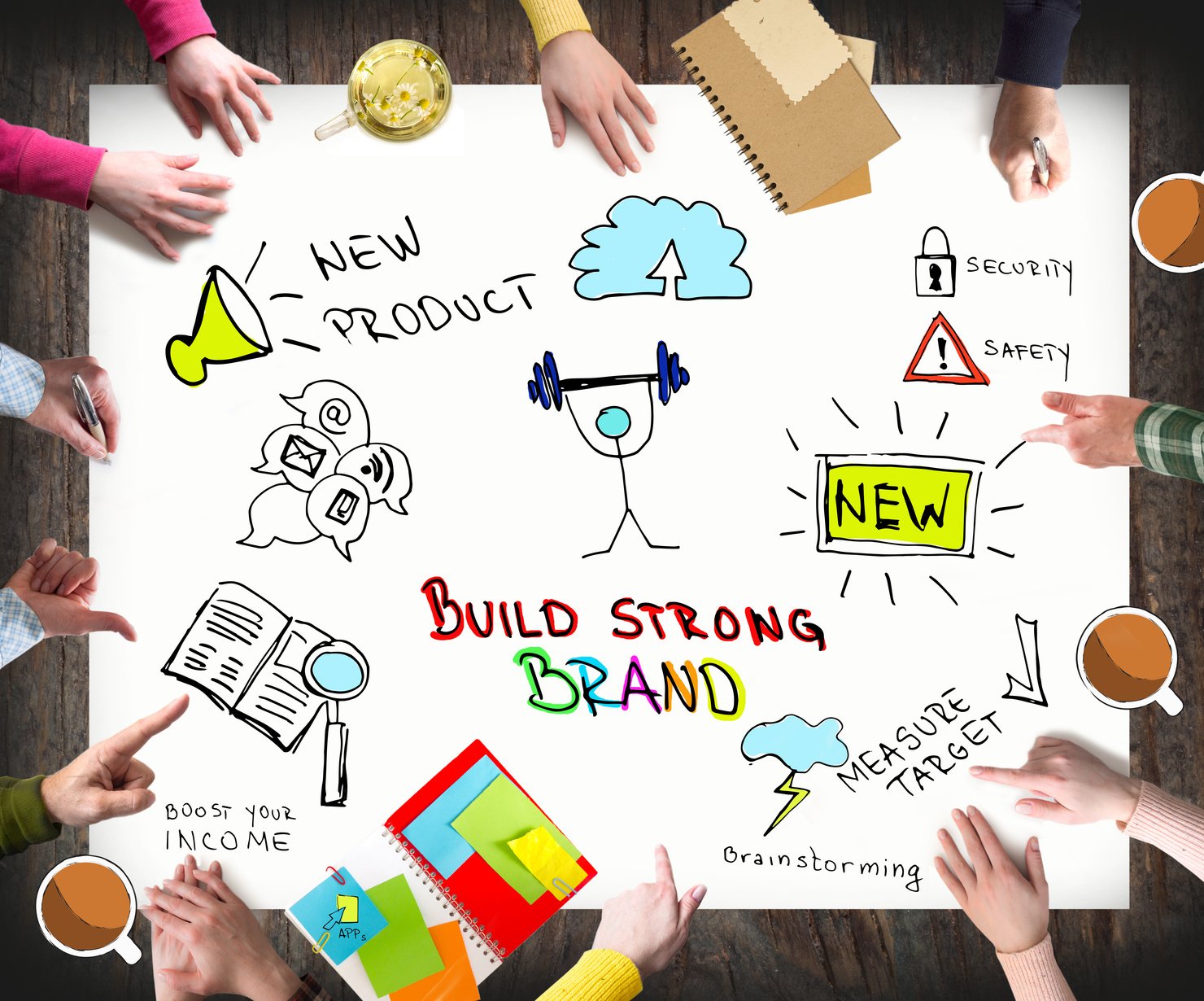 Build Strong Brand, Branding Concept